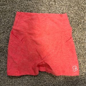 Bombshell sportswear workout pink coral shorts